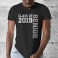 Senior Class Of 2019 19 Shirt High School Graduation Men's V-Neck T-Shirt