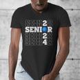 Senior Class Of 2024 Bowling First Day Of School Graduation Men's V-Neck T-Shirt