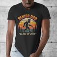 Senior Dad Class Of 2026 Bigfoot Vintage Graduation Men's V-Neck T-Shirt
