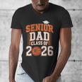 Senior Dad Class Of 2026 Graduate Basketball Graduation 2026 Men's V-Neck T-Shirt