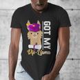 Senior Graduation TShirt 2019 Got My Diploma Llama Pun Shirt Men's V-Neck T-Shirt