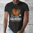 Senior Grandma Class Of 2026 Basketball Graduation Heart Men's V-Neck T-Shirt