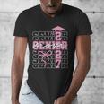 Senior Mom 2027 Class Of 2027 Coquette Bow Graduation 2027 Men's V-Neck T-Shirt