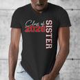Senior Sister Class Of 2026 Proud Big Sis Graduation Family Men's V-Neck T-Shirt