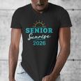 Senior Sunrise Class Of 2026 Vintage Graduation High School Men's V-Neck T-Shirt