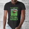 Sesame Street Father's Day Total Grouch Dad Men's V-Neck T-Shirt