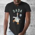 Silly Dada Silly Goose Mom Birthday Family Matching Party Men's V-Neck T-Shirt