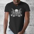 Skeleton Truck Driver Big Trucking Trucker Dad Men's V-Neck T-Shirt Skeleton Truck Driver Big Trucking Trucker Dad Men's V-Neck T-Shirt