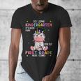 So Long Kindergarten Graduation Class 2025 Unicorn Girls Men's V-Neck T-Shirt