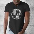 Soccer Dad Family Matching Team Player Sport Lover Papa Men's V-Neck T-Shirt Soccer Dad Family Matching Team Player Sport Lover Papa Men's V-Neck T-Shirt