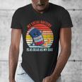 My Social Battery Is As Dead As My Dad Men's V-Neck T-Shirt My Social Battery Is As Dead As My Dad Men's V-Neck T-Shirt