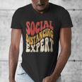 Social Distancing Expert Introvert Men's V-Neck T-Shirt Social Distancing Expert Introvert Men's V-Neck T-Shirt