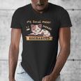 Social Meter Recharge Social Meter For Introverts Men's V-Neck T-Shirt Social Meter Recharge Social Meter For Introverts Men's V-Neck T-Shirt