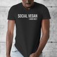 Social Vegan i Avoid Meet Introvert Sarcasm Gift Men's V-Neck T-Shirt