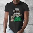 Social Work Student Masters Degree Graduation Men's V-Neck T-Shirt