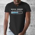 Social Worker In Progress MSW Masters Graduation Shirt Men's V-Neck T-Shirt
