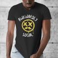 Socially Awkward Introvert Social Anxious Awkwardly Social Men's V-Neck T-Shirt Socially Awkward Introvert Social Anxious Awkwardly Social Men's V-Neck T-Shirt
