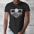 Softball Senior Night Softball Senior 2025 Graduation 4 Men's V-Neck T-Shirt