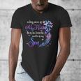My Son Lives In Heaven Memorial Quotes Love Mom Dad Matching Men's V-Neck T-Shirt