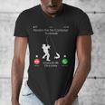 Sorry Missed Call Fisher Dad In Spanish Men's V-Neck T-Shirt