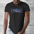 Space Mom Family Matching Dad Space Birthday Theme Party Men's V-Neck T-Shirt