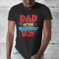 Spider Web Family Matching Dad Of The Birthday Boy Men's V-Neck T-Shirt Spider Web Family Matching Dad Of The Birthday Boy Men's V-Neck T-Shirt