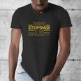 Step Dad Shirt For Stepdad Best Stepdad In The Galaxy Men's V-Neck T-Shirt