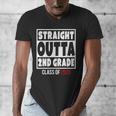 Straight Outta 2nd Grade Class Of 2028 Shirt Graduation Men's V-Neck T-Shirt