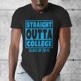Straight Outta College Class Of 2018 Graduation Shirt Men's V-Neck T-Shirt