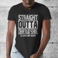 Straight Outta Cosmetology School Class Of 2025 Graduation Men's V-Neck T-Shirt