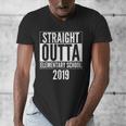 Straight Outta Elementary School 2019 Graduation Fun Men's V-Neck T-Shirt