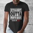 Straight Outta Fourth Grade Class Of 2026 Shirt Graduation Men's V-Neck T-Shirt