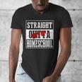 Straight Outta Homeschool Shirt Graduation Men's V-Neck T-Shirt
