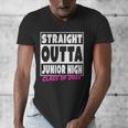 Straight Outta Junior High School Graduation Men's V-Neck T-Shirt