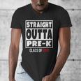 Straight Outta Pre-K Class Of 2018 Shirt Graduation Men's V-Neck T-Shirt