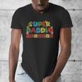 Super Daddio Retro Gamer Dad Style Men's V-Neck T-Shirt