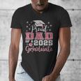 Super Proud Dad Of 2025 Graduate Senior Graduation Family Men's V-Neck T-Shirt