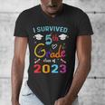 I Survived 5th Grade Graduation Class 2023 Elementary Men's V-Neck T-Shirt