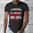 I Survived My Brother's High School Diploma Graduation Men's V-Neck T-Shirt