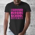 I Survived Nursing School Class Of 2018 Graduation Shirt Men's V-Neck T-Shirt