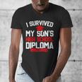 I Survived My Son's High School Diploma Graduation Men's V-Neck T-Shirt