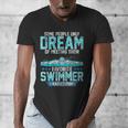 Swimming Parent Swimmer Mom Dad My Favorite Swim Meet Men's V-Neck T-Shirt Swimming Parent Swimmer Mom Dad My Favorite Swim Meet Men's V-Neck T-Shirt