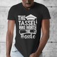 The Tassel Was Worth The Hassle Graduation Class Men's V-Neck T-Shirt