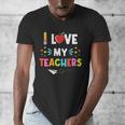Teens Graduation I Heart My Teacher I Love My Teachers Men's V-Neck T-Shirt