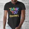 Thank You Teacher Appreciation Graduation Men Women Girls Kids Men's V-Neck T-Shirt