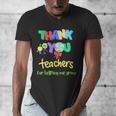 Thank You Teacher Appreciation Graduation Men Women Kids Men's V-Neck T-Shirt