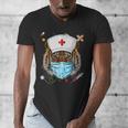 Tiger Nurse RN ER Nursing School Graduation Men's V-Neck T-Shirt