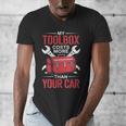 My Toolbox Costs More Than Your Car Mechanic Dad Rrepair Guy Men's V-Neck T-Shirt
