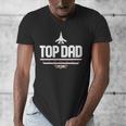 Top Gun Father's Day Top Dad Men's V-Neck T-Shirt