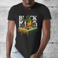 History I Am Black Man King Dad Melanin Men Women Men's V-Neck T-Shirt